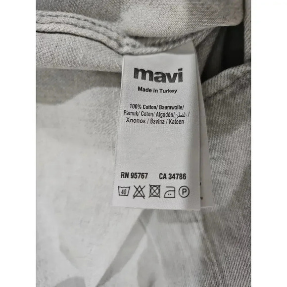 Mavi Men's Stefan Denim Jacket Shirt Stone Natural Dye Size XXL NWT - Picture 14 of 16
